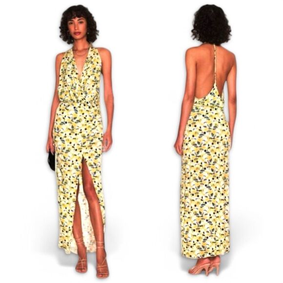 NWT Free People Daria Halter Maxi Dress - Picture 2 of 16